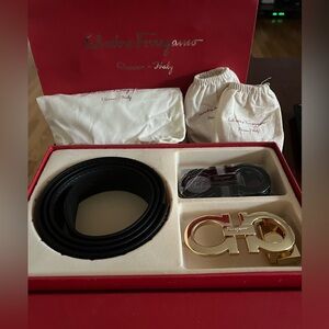 Salvatore Ferragamo 3 piece Belt Set